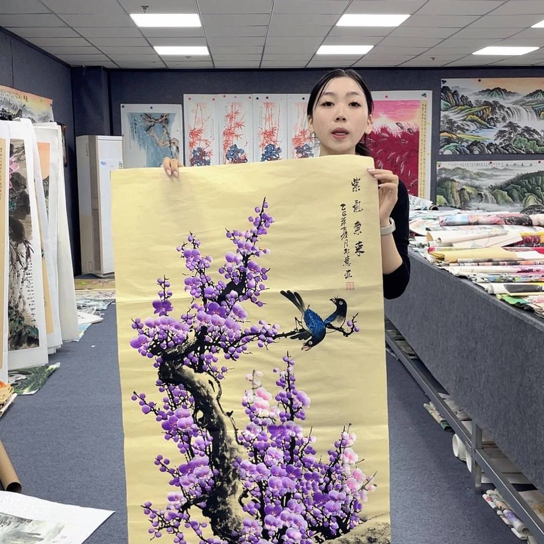 国画作品小姐姐放漏…