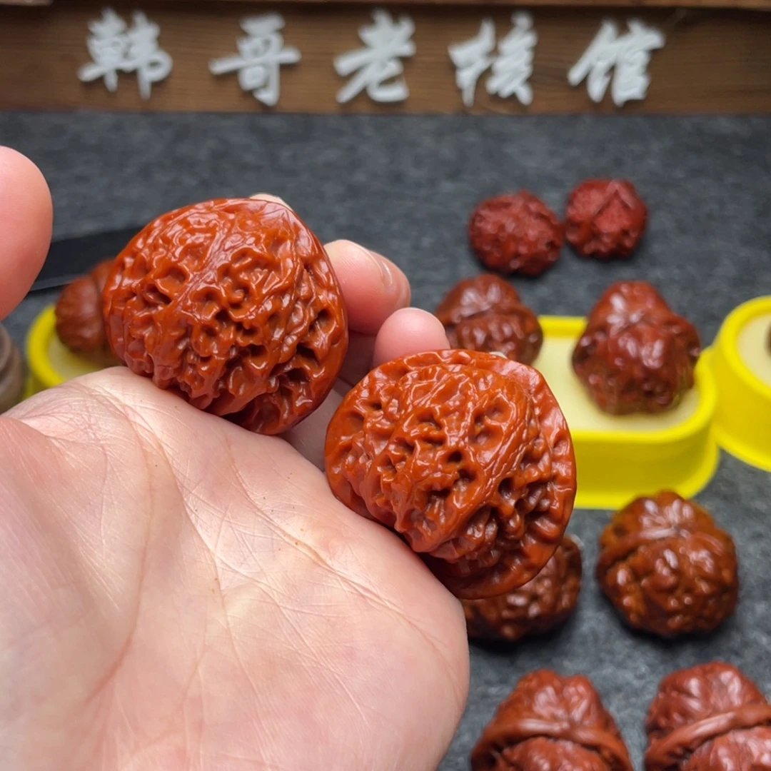 文玩核桃吊坠文玩核桃 手把件 宫灯 41