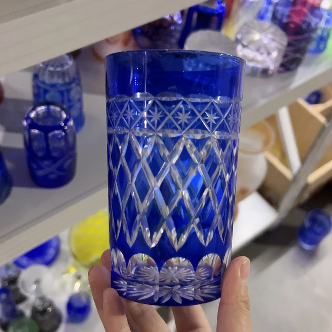 平底款水晶玻璃微瑕一个