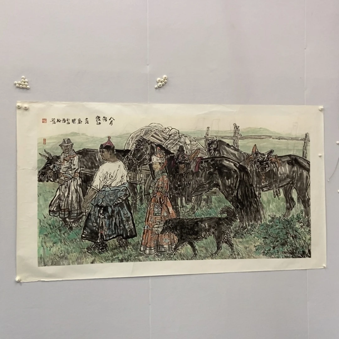 青***木国画墨鱼精品墨鱼精品