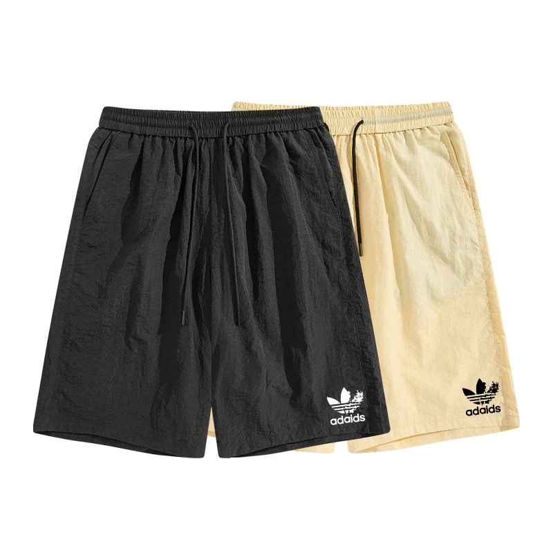 2025年夏季男士速干透气五分裤运动休闲百搭简约短裤两件装