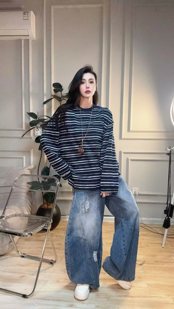 【买手店】阔版条纹T恤