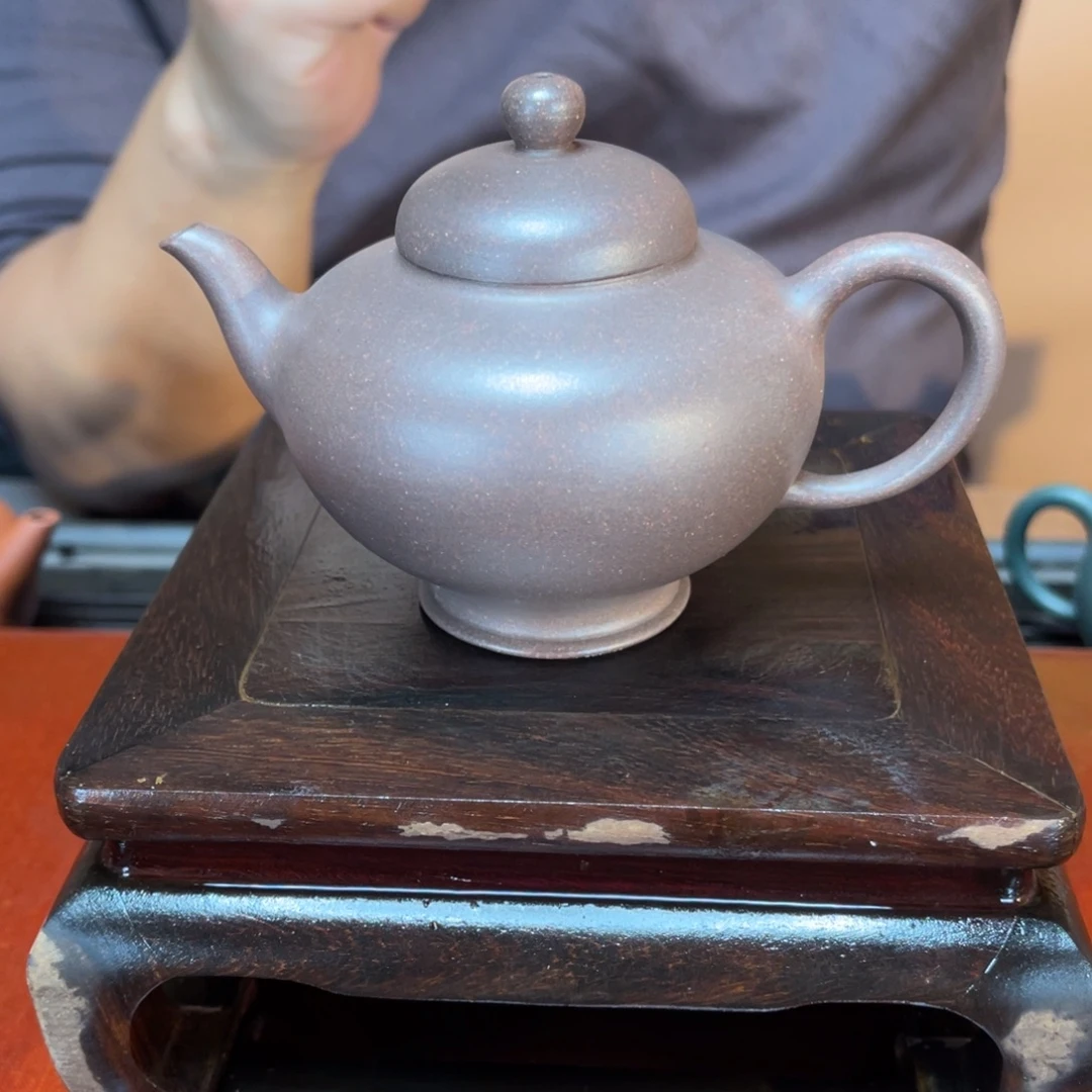 紫砂茶壶高端150cc紫泥慕古壶