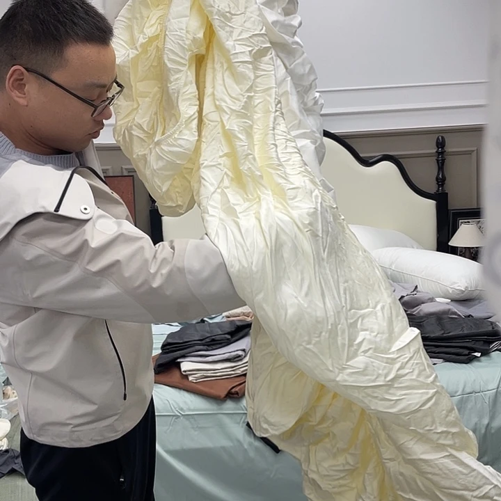 丿***丶棉全棉棉全棉003两个床笠随机尺寸