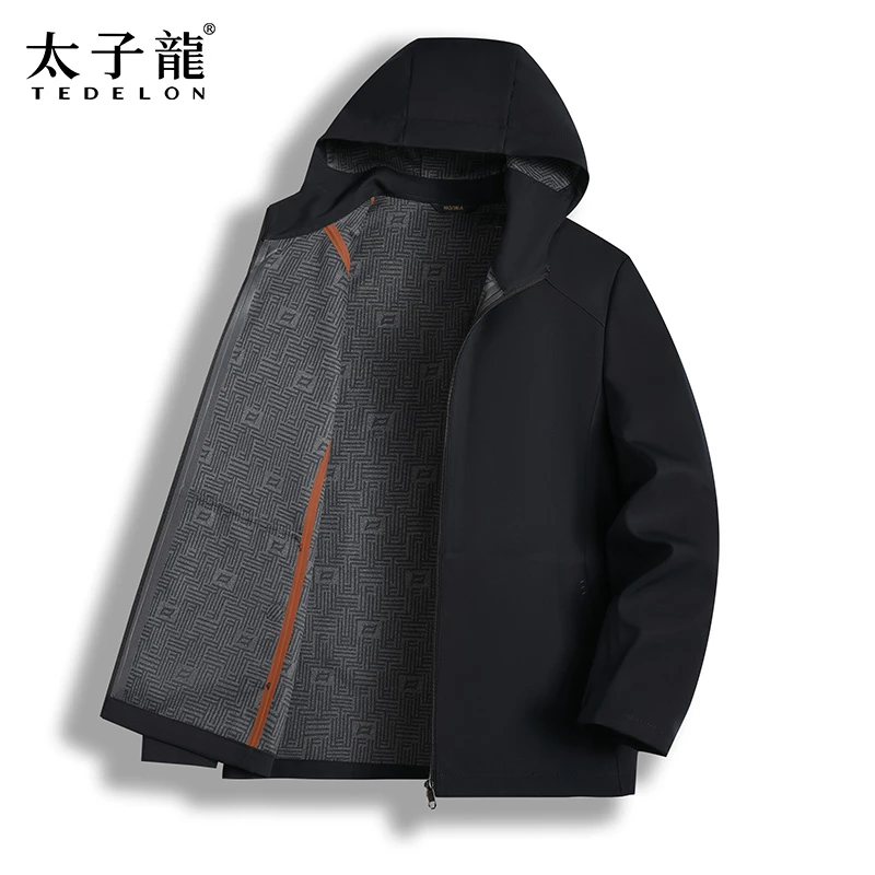 TEDELON/太子龙2025年新款行政夹克商务休闲潮流百搭