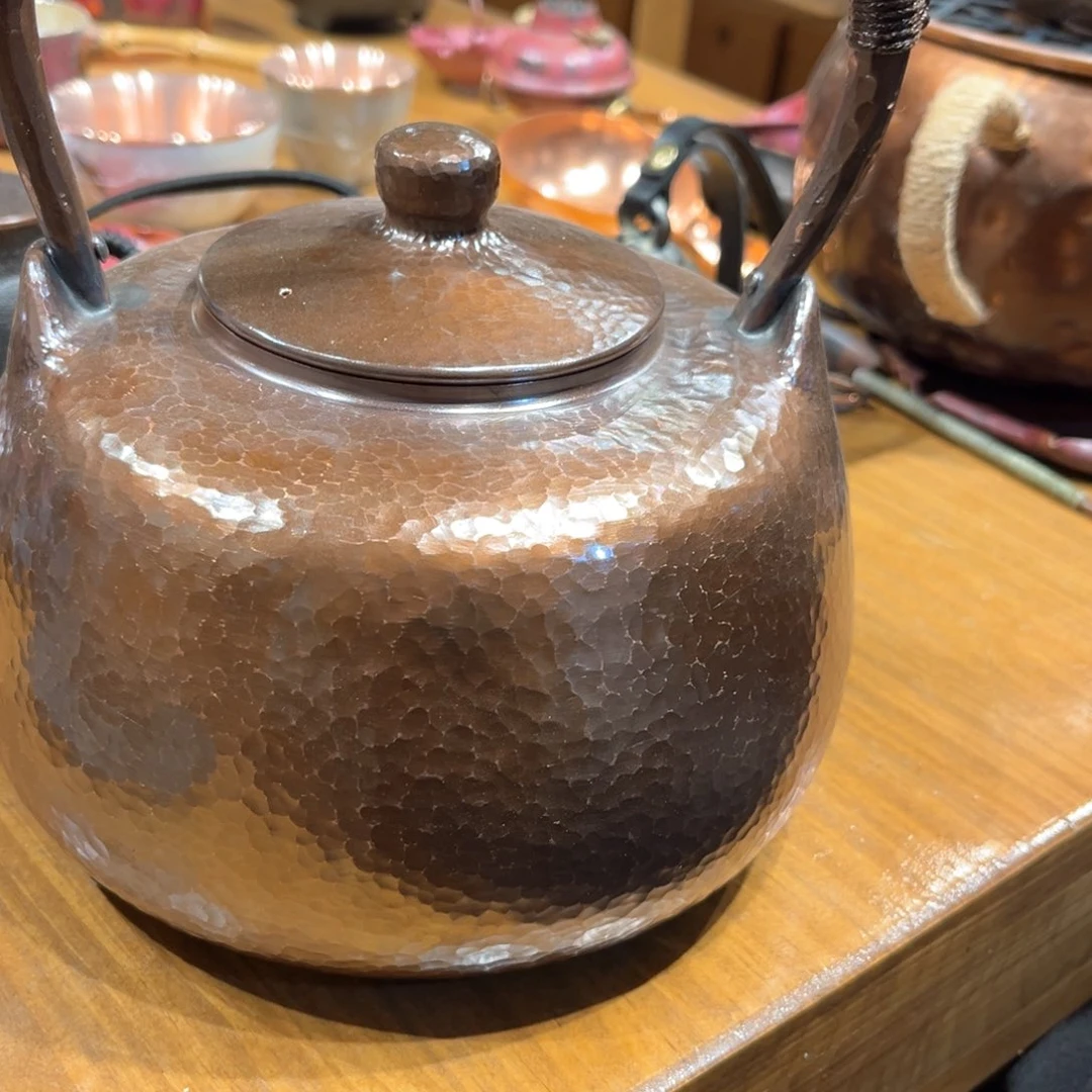 人****?复古烤色口耳一体壶手工锻打工艺