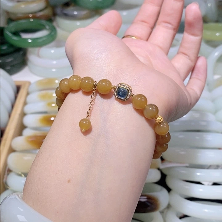 和田玉（糖玉）手链未镶嵌