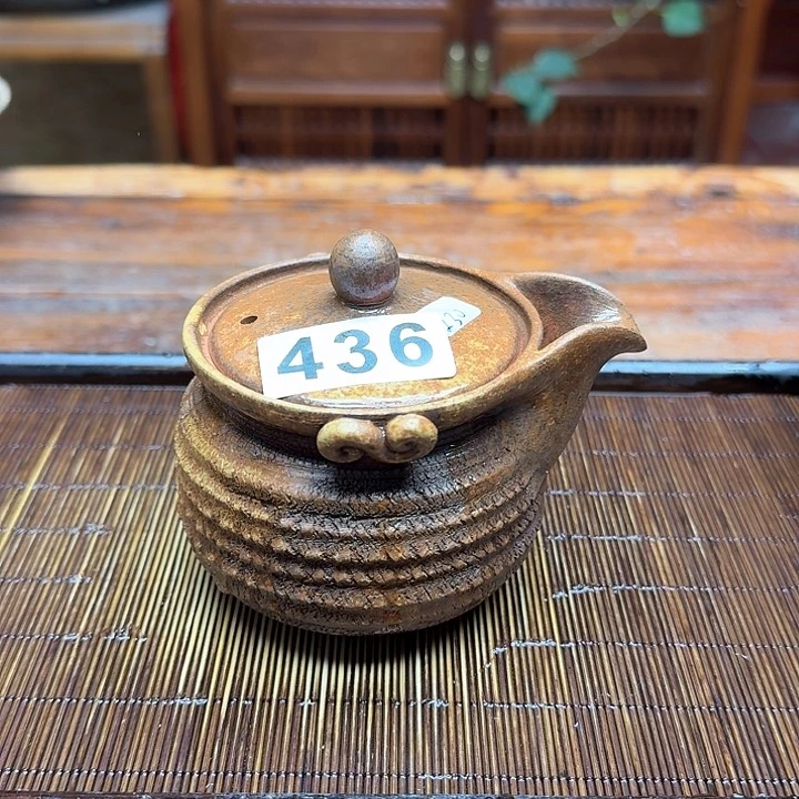 纯手工制作粗陶茶具
