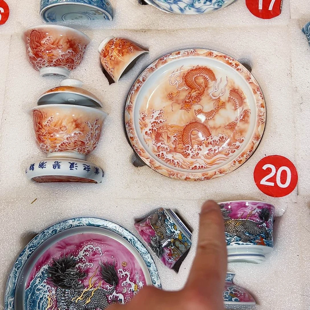 激***月矾红鱼化龙五件套