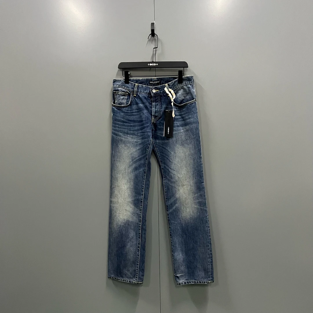 95新 maje mm DG 蓝色复古牛仔裤 46码 yz000291