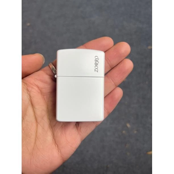 佐罗纯色夜光煤油机时尚个性经典白色 093