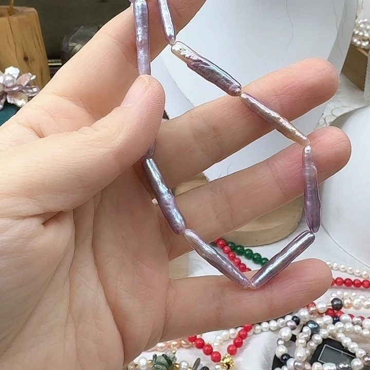 淡水珍珠胸饰银S925镶嵌t****o