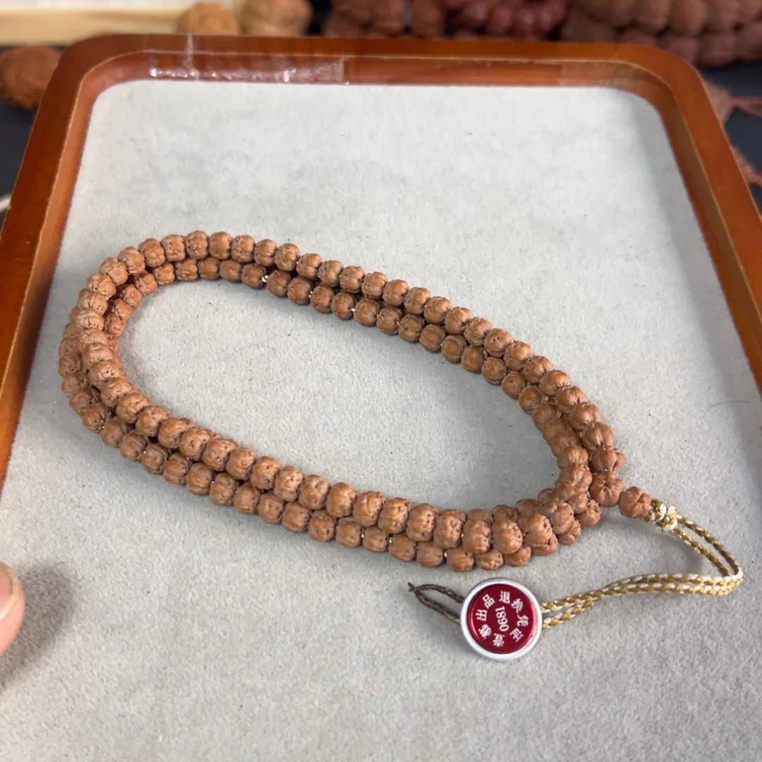 "***、金刚菩提吊坠原桩佛手108尺寸6.5