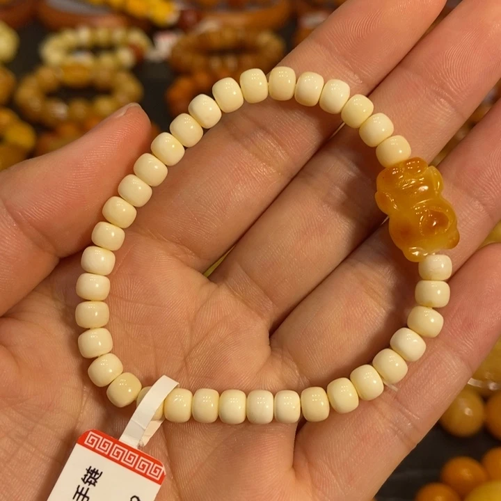 琥珀手链未镶嵌蜜蜡