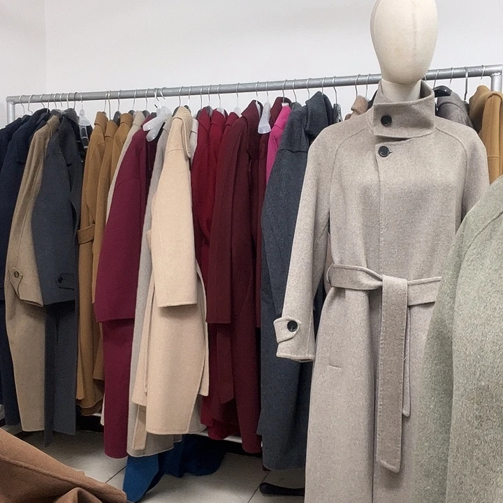 外贸出口大衣女秋冬加厚