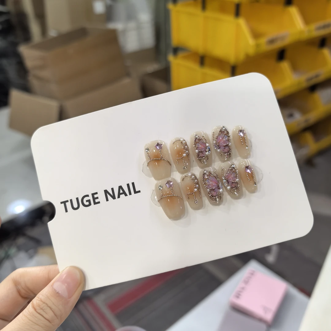 TugeNail “钢珠蝴蝶” 秋冬爆款美甲 清仓 非品质问题 NO退NO换 N7
