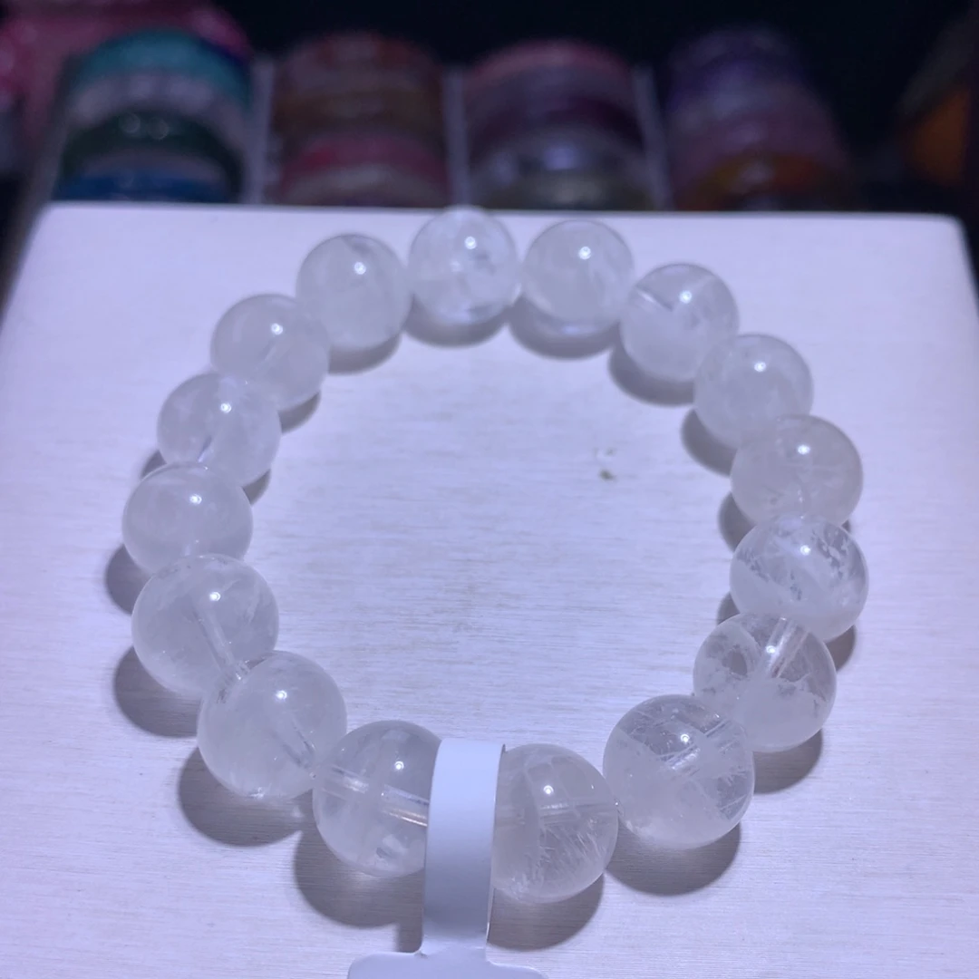 手串银S925镶嵌水晶雪花幽灵13.8m