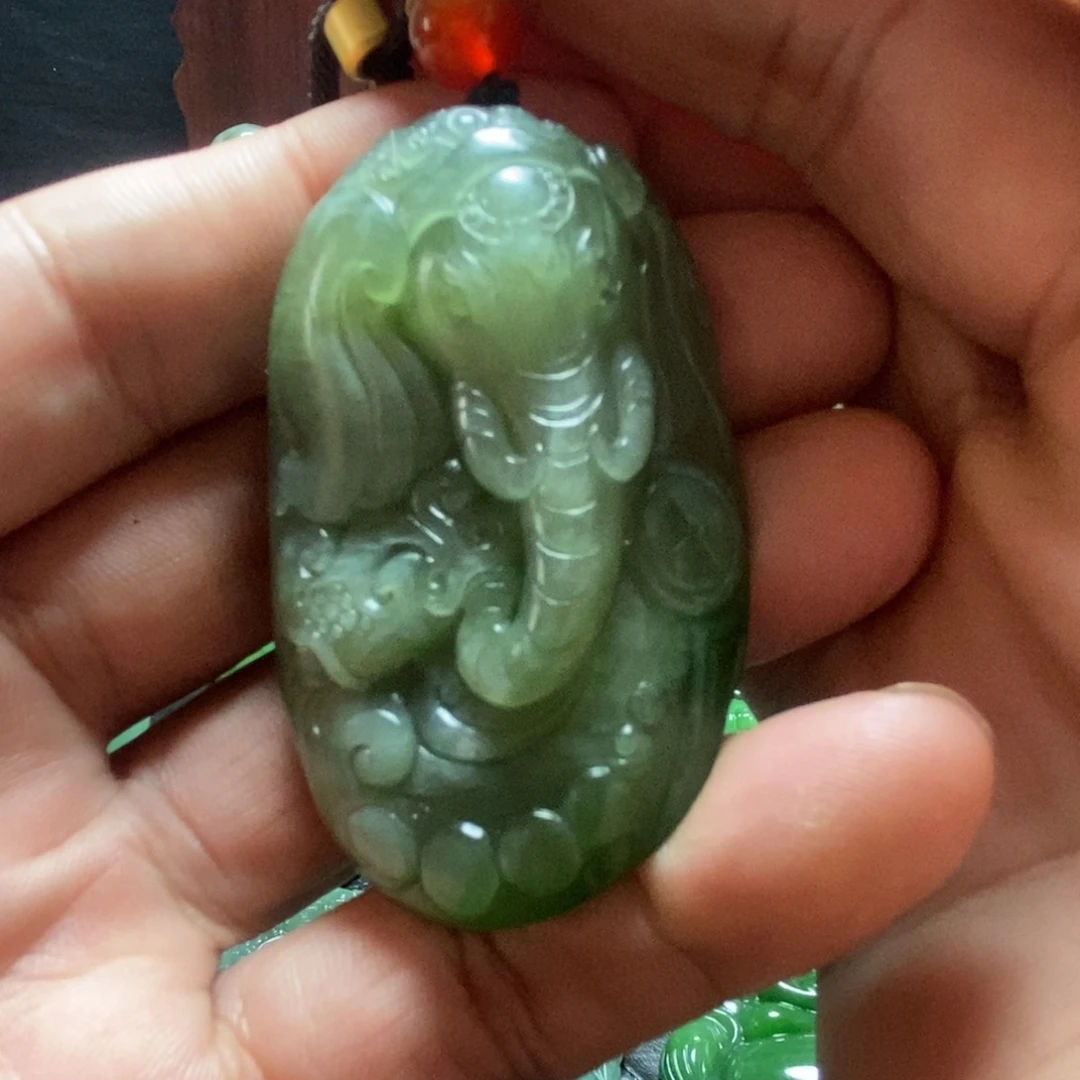 和田玉（碧玉）未镶嵌挂件