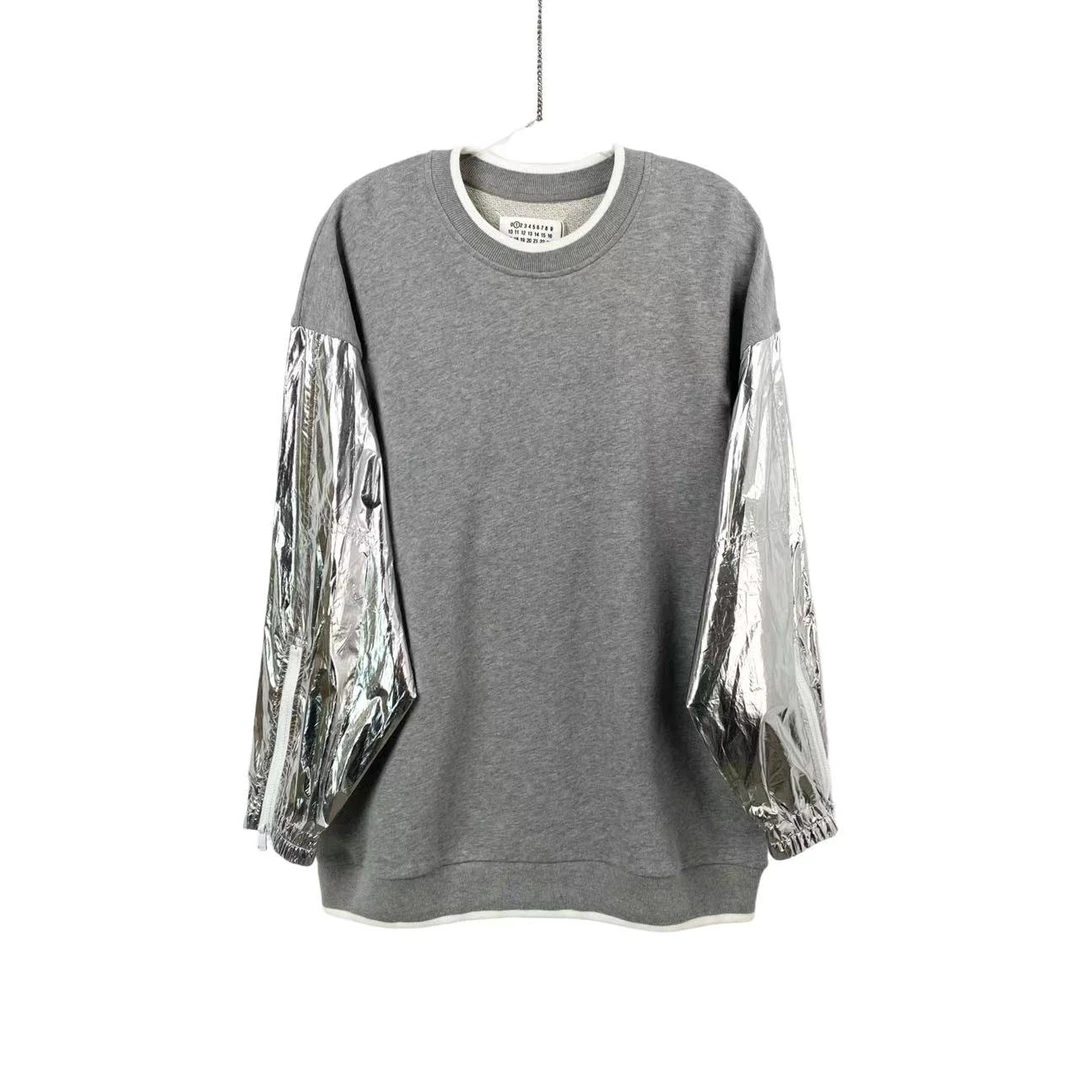 全新未使用 Maison Margiela/梅森马吉拉  金属感卫衣 s码