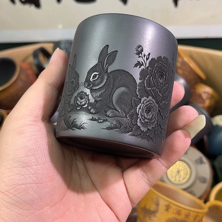 茶杯紫砂全手工紫砂主人杯