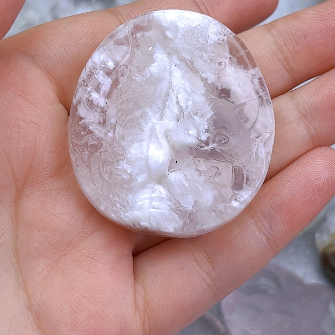 水晶颈饰未镶嵌玲*样雪花幽灵