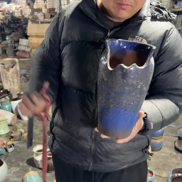 红陶口径 高度 花盆 14 28