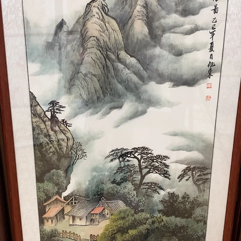 【闪购商品】国画手绘国画带框145.65