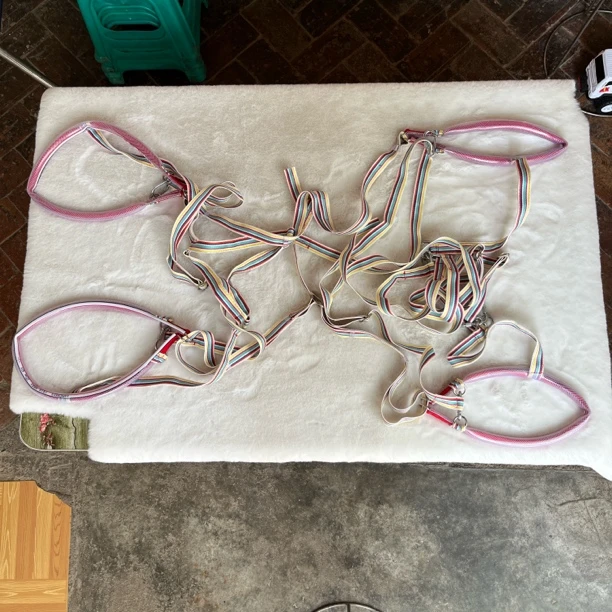 马具辅助用品八子环日常训马用品八字环马术装备批发马垫