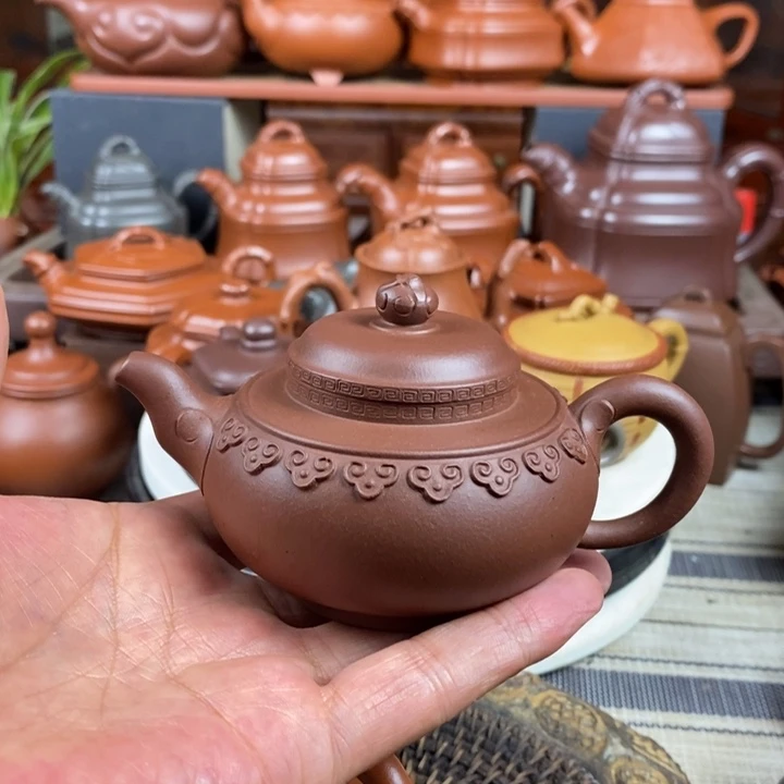 玟***静茶壶紫砂618特价150cc