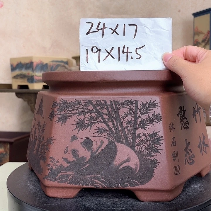 紫砂花盆宜兴紫砂