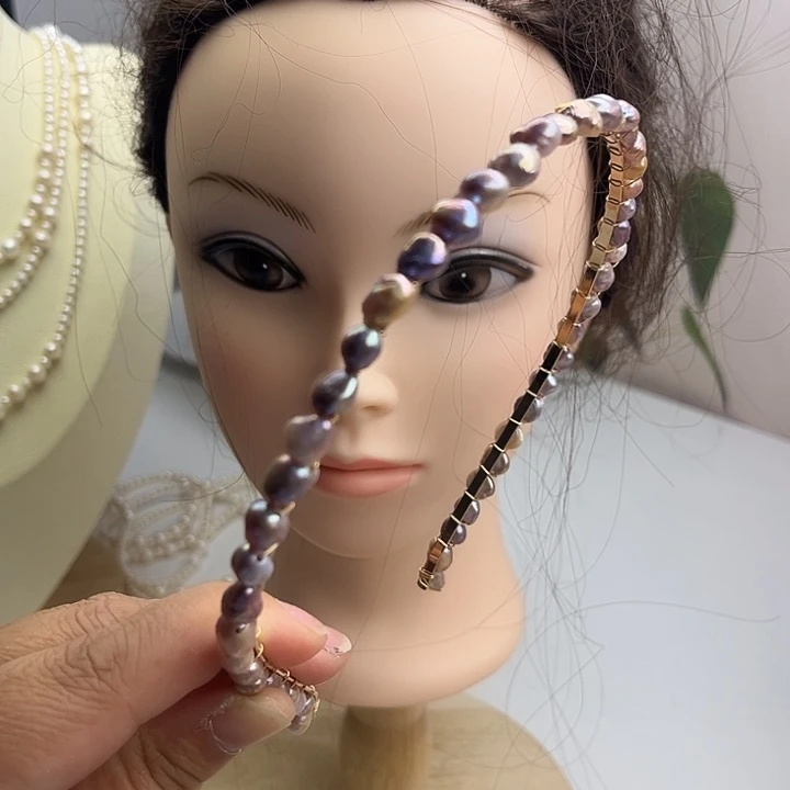 淡水珍珠未镶嵌发箍