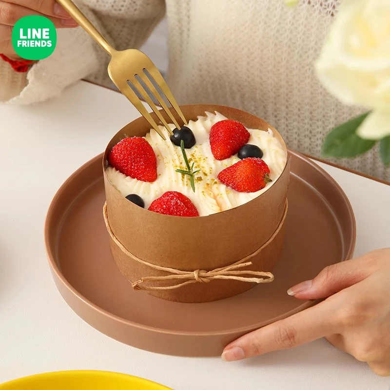 卡通甜品蛋糕托盘果盘带盖子玻璃罩水果面包盘网红可爱多功