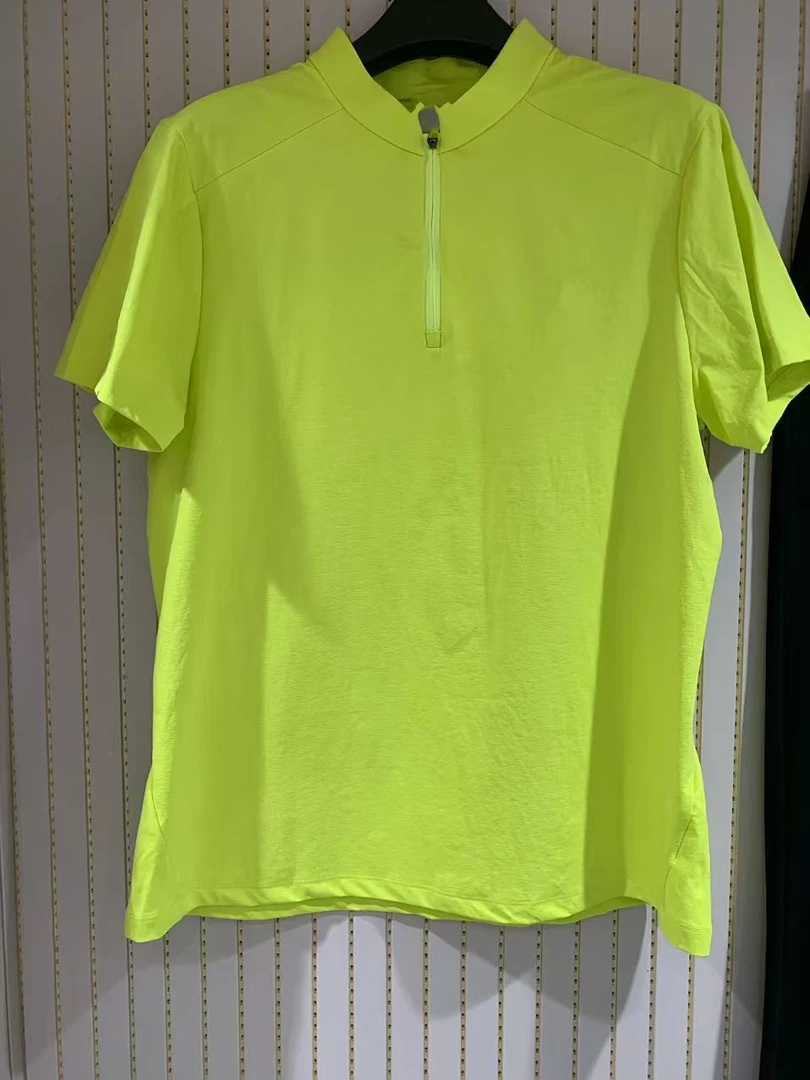 半拉链女款修身百搭短袖KL