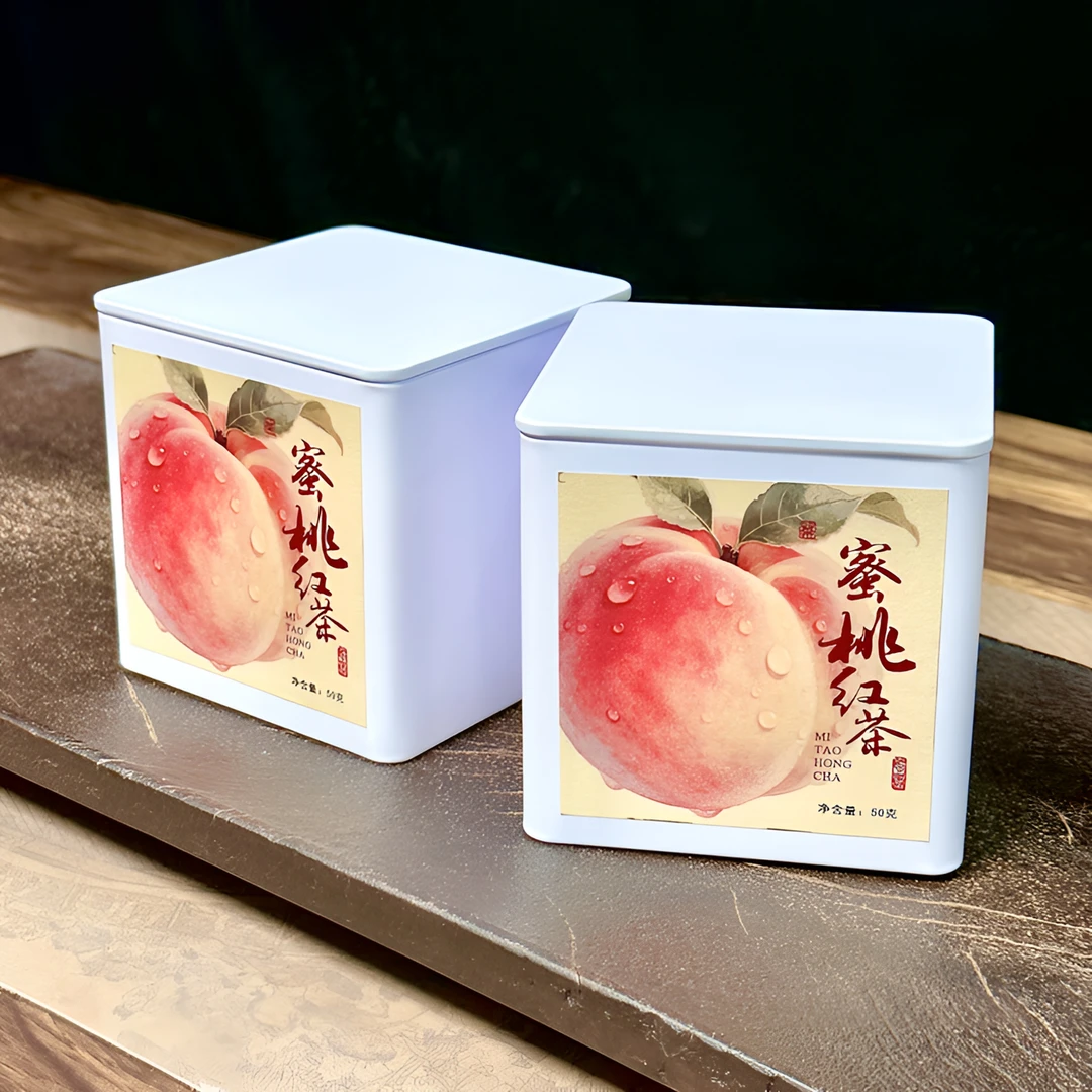 蜜桃红茶小种红茶正山小种原味红茶荒富贵吉祥礼玫瑰正山小种红茶