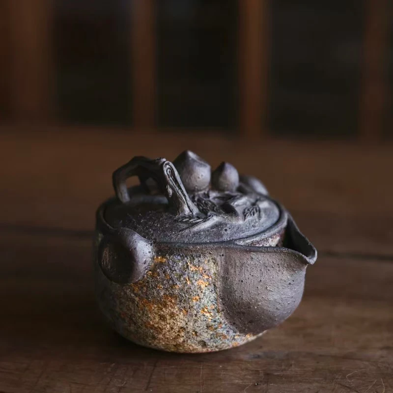 【小田甄陶】七彩-高越-桃子宝瓶-160CC（高越S0021）