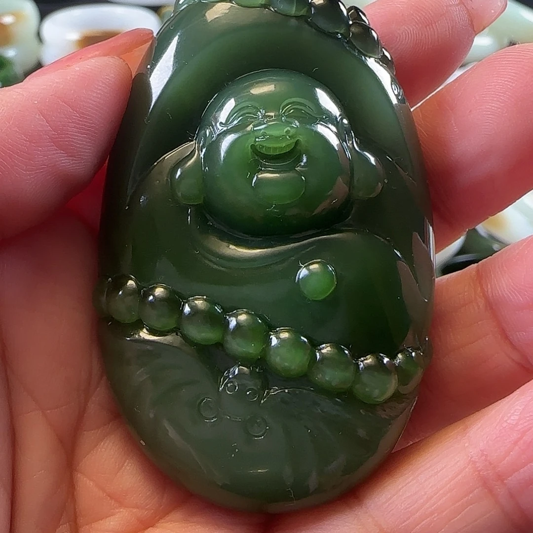 和田玉（碧玉）未镶嵌颈饰