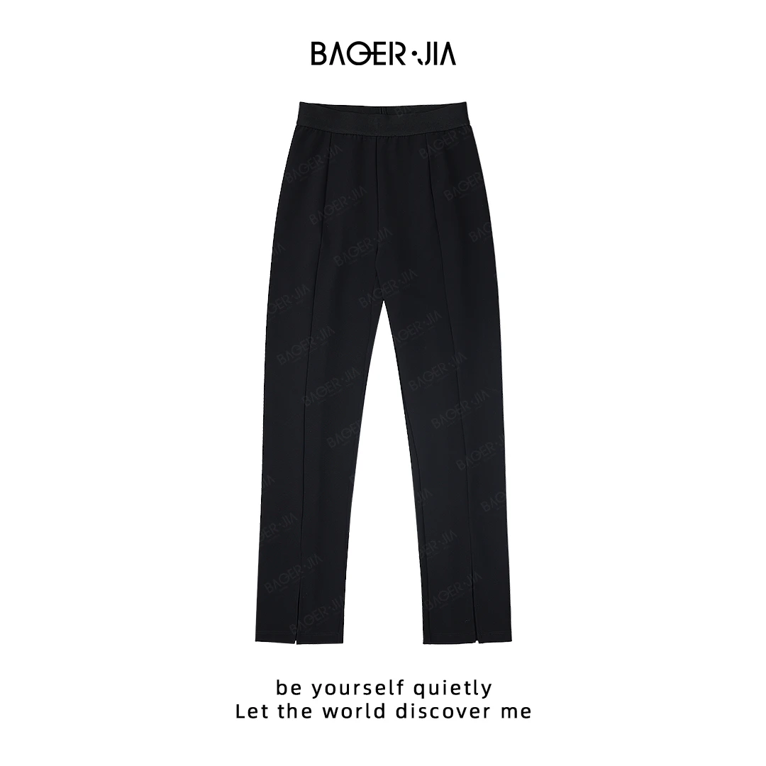 10-【细长直】宝儿家含幂BC87525205夏季款百搭舒适定制鱼骨线裤子