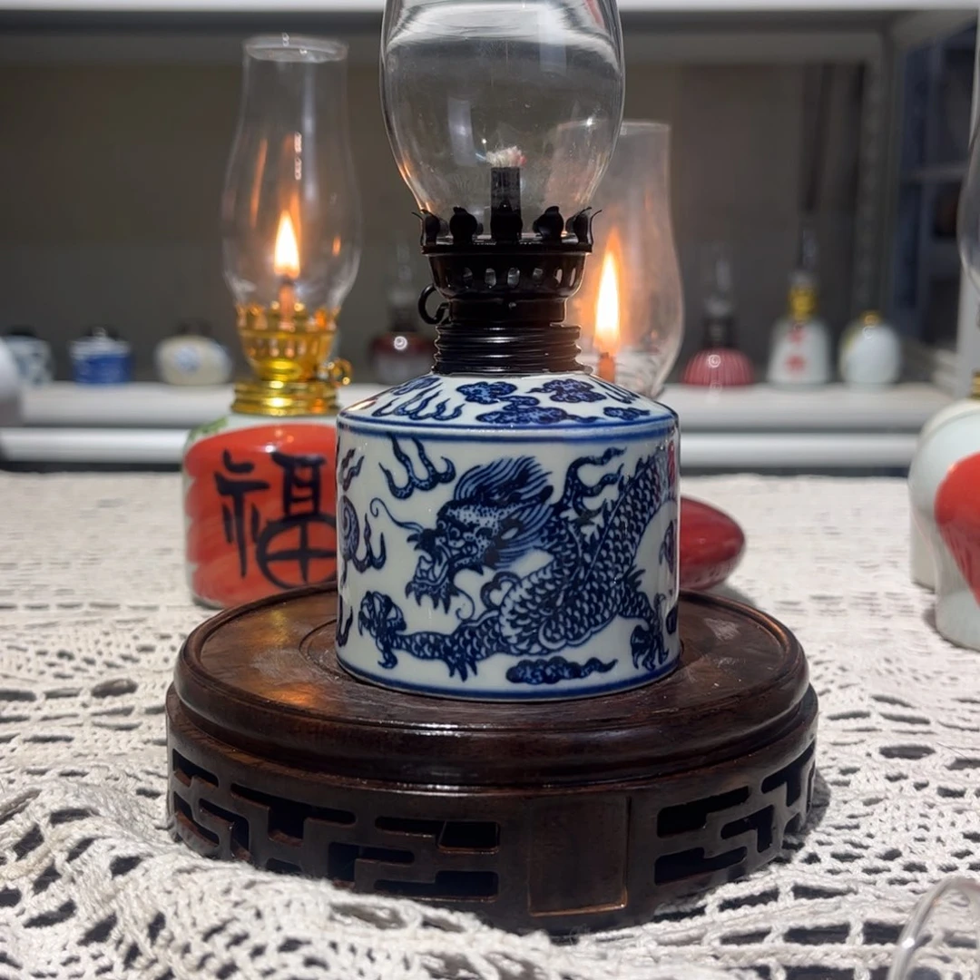 摆件景德镇陶瓷香薰灯