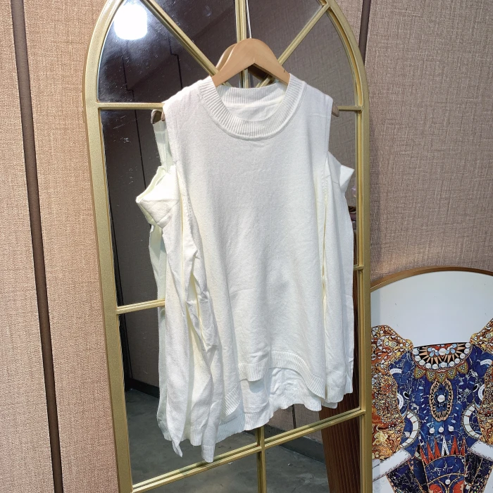 AM98孕妇杏色针织衫90-145