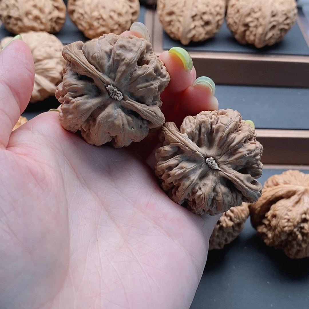 【闪购商品】文玩核桃把件H****.粗筋42，修，打底