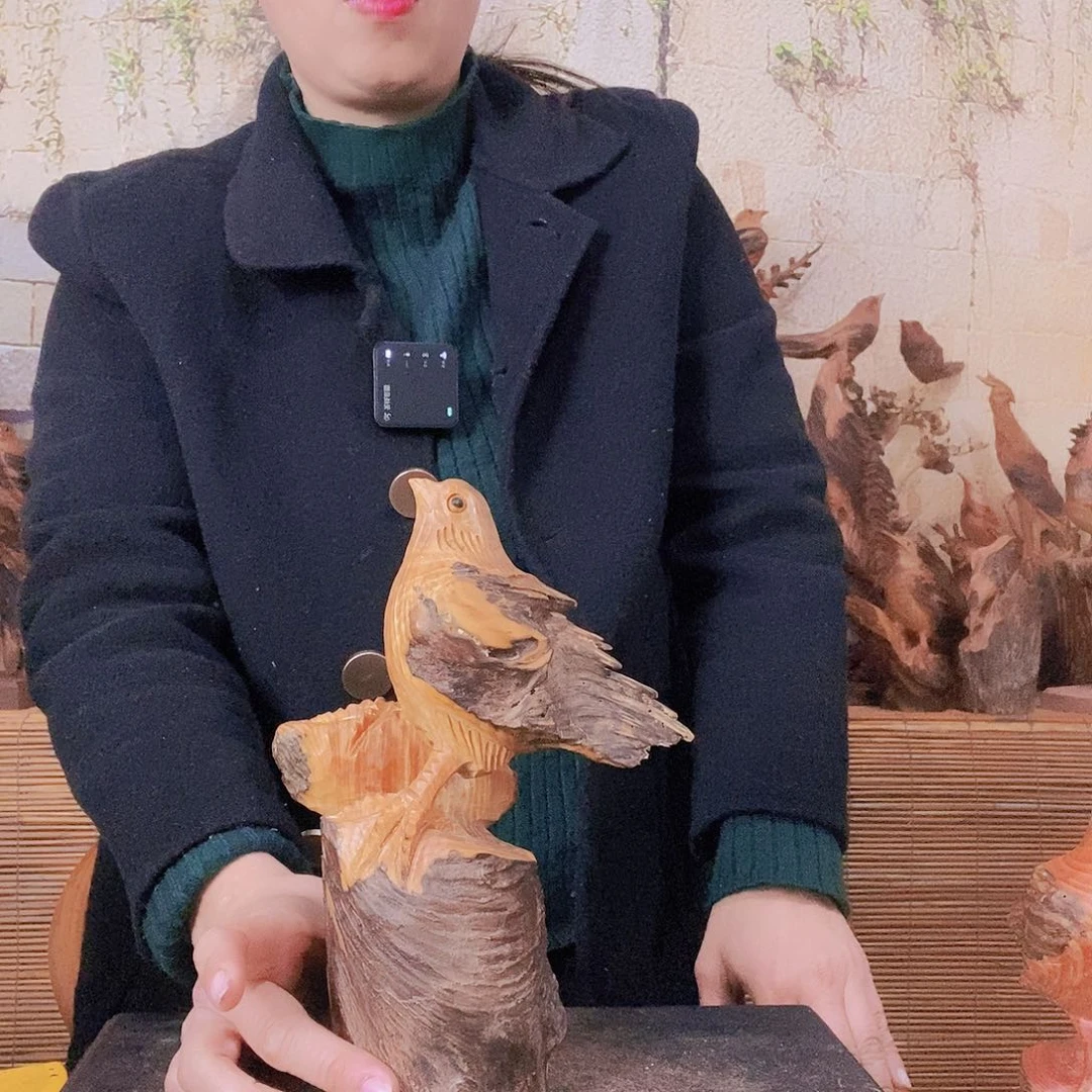 松木浪*琥珀木随行巧雕