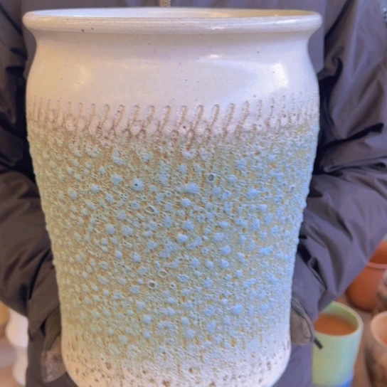 紫砂花盆高31口20————