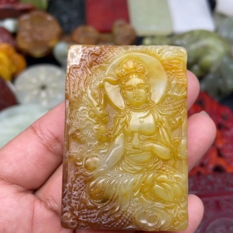 蛇纹石玉颈饰未镶嵌71