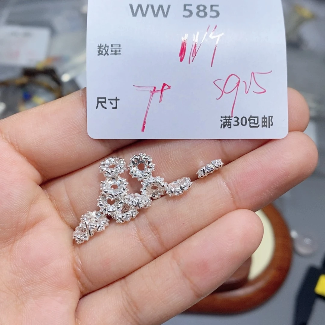 银S925镶嵌颈饰水晶WW585