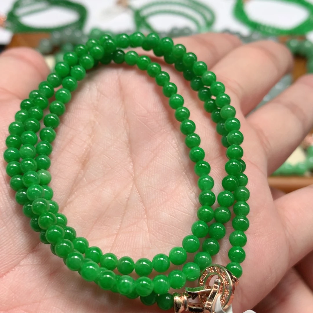 未镶嵌手链翡翠翡翠