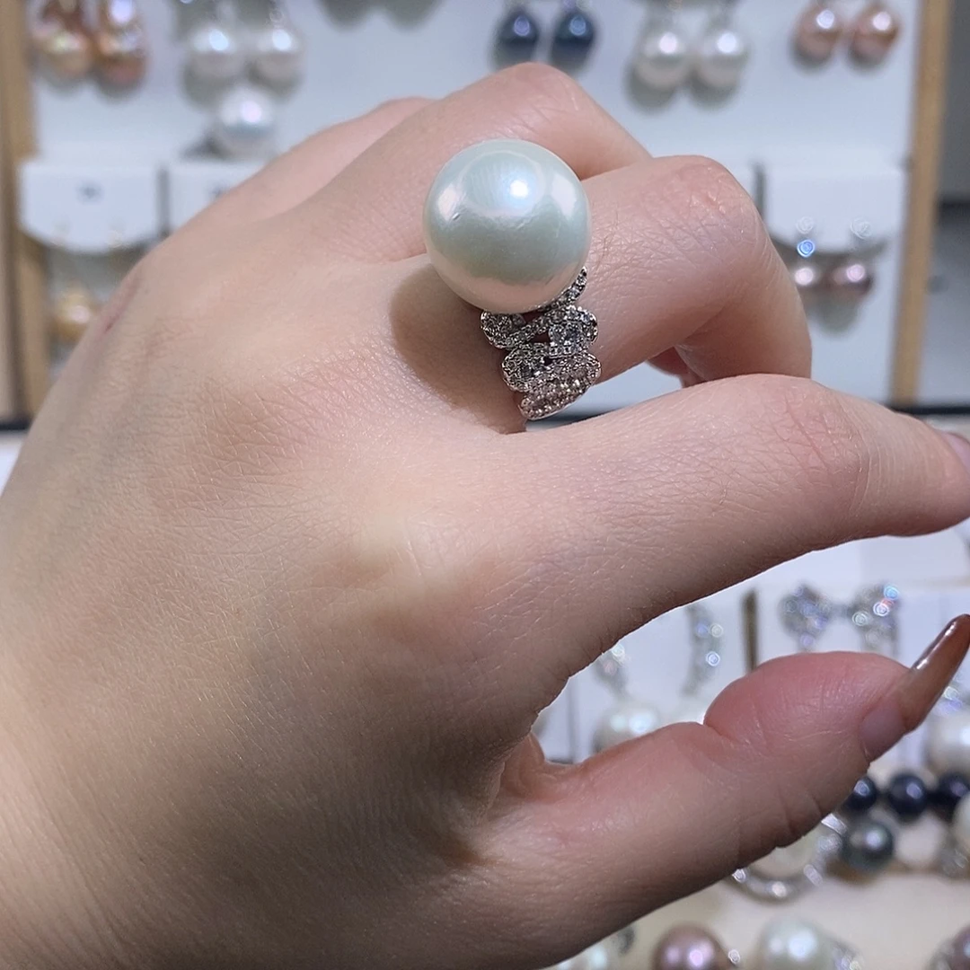 戒指淡水珍珠未镶嵌w15