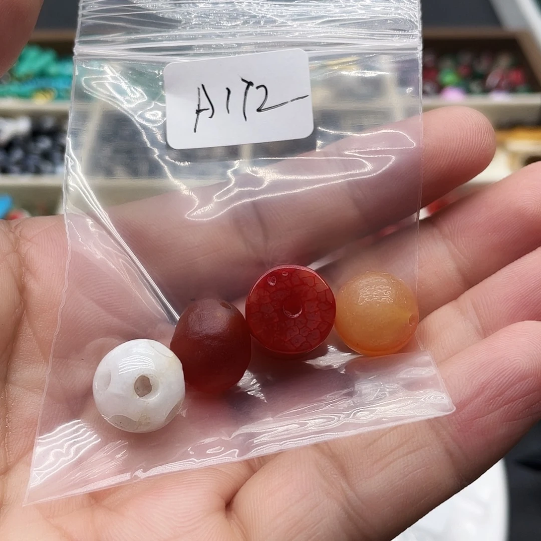 玛瑙/玉髓未镶嵌桶珠A172