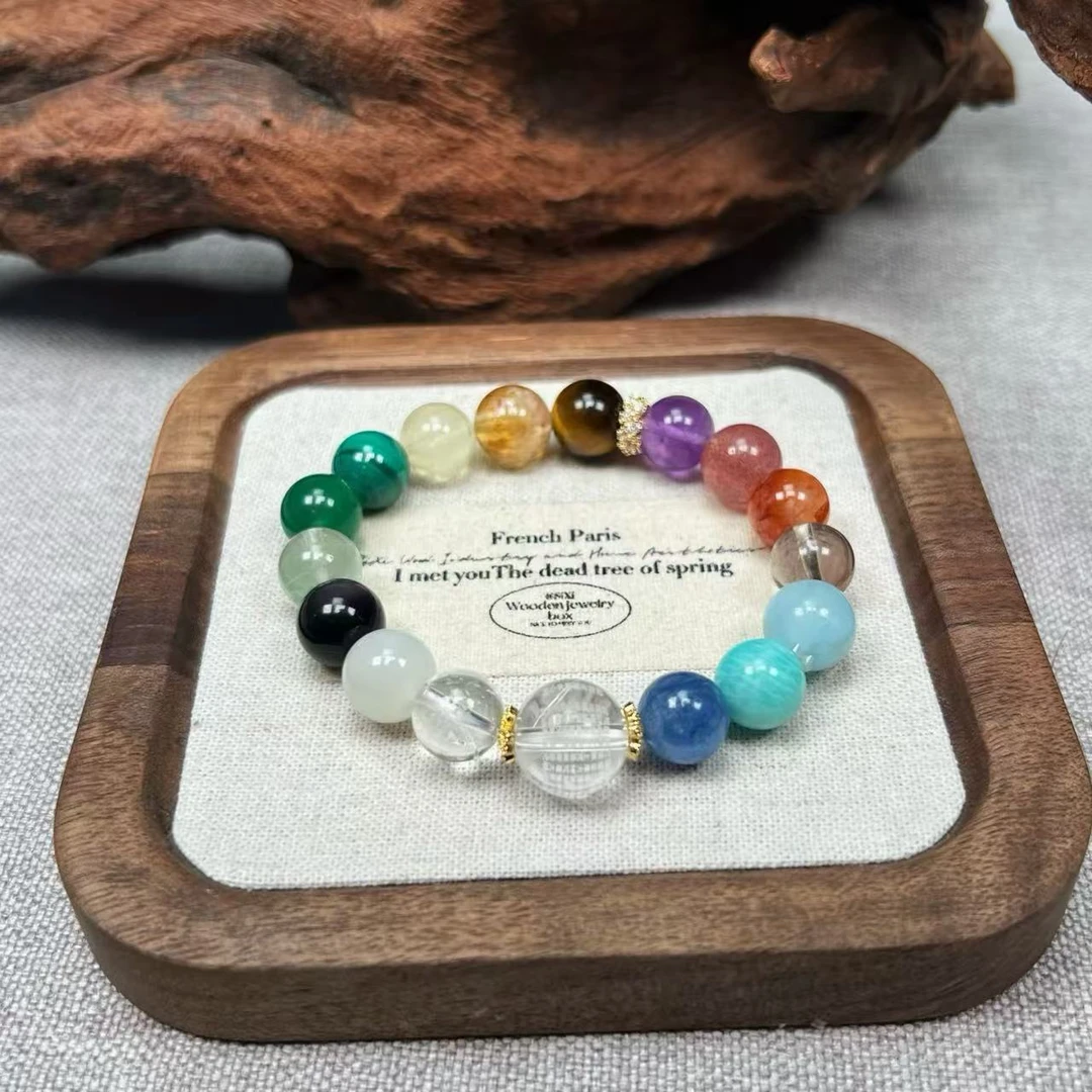 【大五行-财神】TGS天然水晶手串原创设计 K155