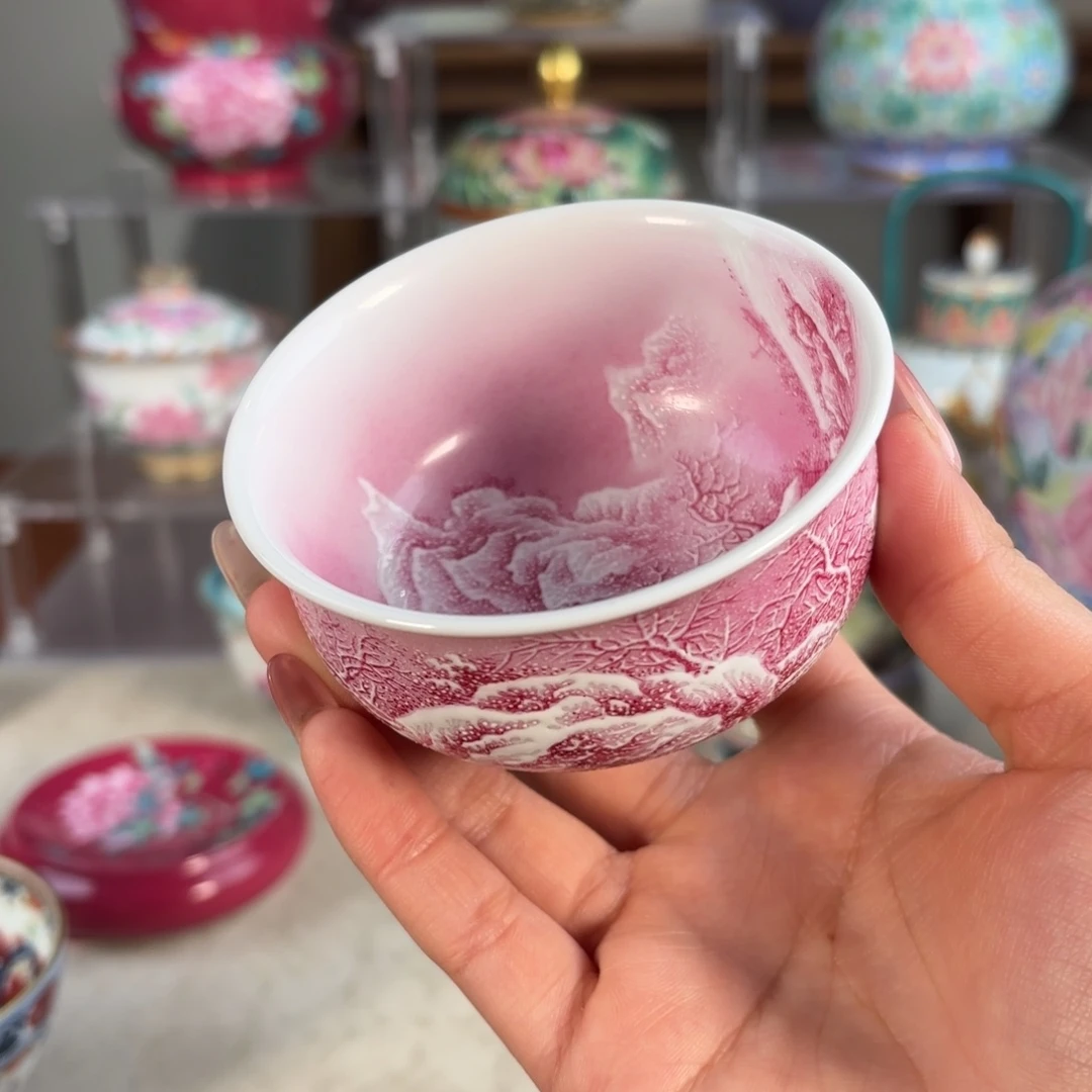 纯手工手绘 高端茶器