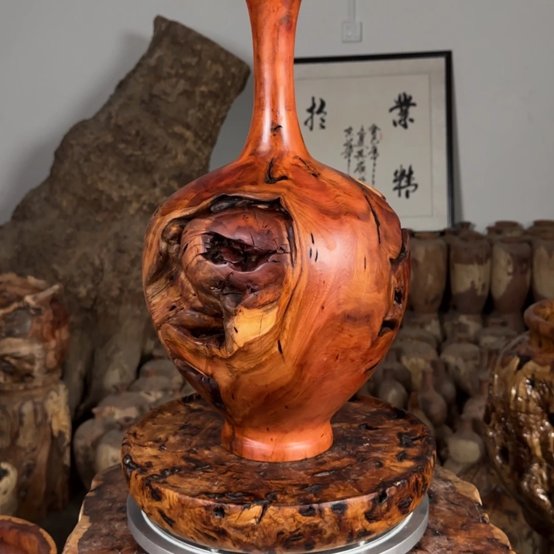 半***烟百年鸡心枣木龙血料富贵瓶
